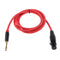 Shielded 6.5mm 1/4 inch Male to XLR 3Pin Female Patch Cable Audio Sound 1.5M /