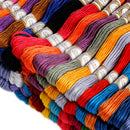 100pcs Different Colors Cross Stitch Floss Embroidery Sewing Cotton Thread