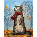 DIY Digital Painting By Numbers Kit Cat Canvas Picture Home Living Room Art