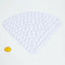 Corner Shower Mat Sector Rubber Anti-Slip Quadrant Bath Mat Anti-Bacterial  O7K3