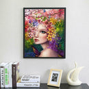 5D DIY Full Drill Diamond Painting Flowers Beauty Cross Stitch Embroidery Kits