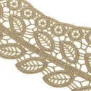 Embroidered Flower & Leaf Lace Neck Collar for Scrapbooking Jewelry Making