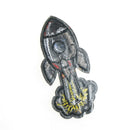 rocket cloth badges diy embroidered iron/sewing on patches for clothes  JR