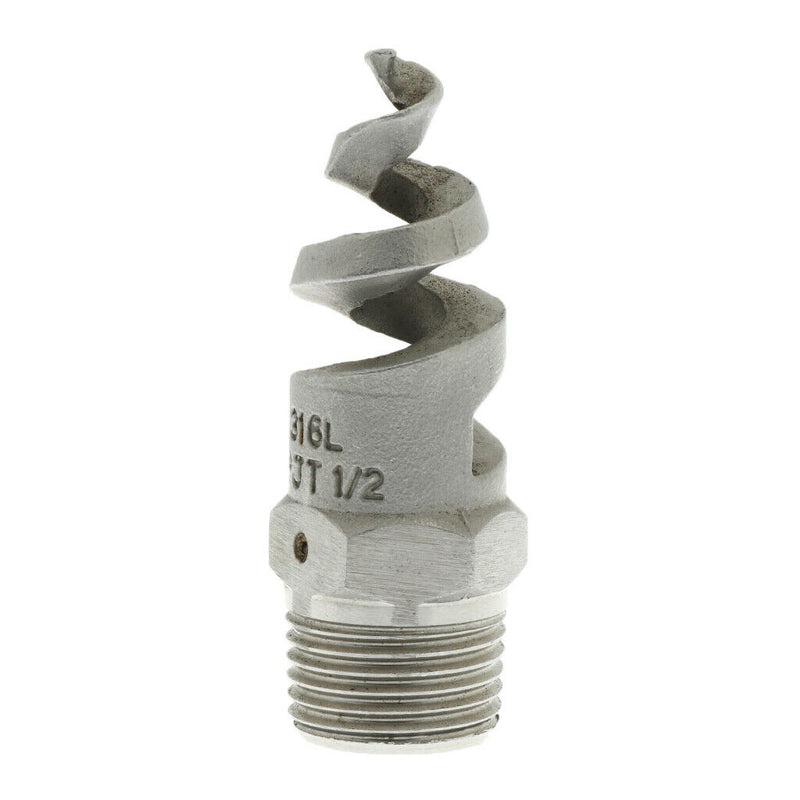 1/2 inch Stainless Steel Spiral Cone Atomization Nozzle Industrial Dust Remove