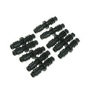 10X 8/11mm or 9/12 mm barbed straight connector extension for drip irrigation M&