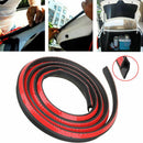 1Pcs 157" 4M P-shape Car Door Edge Rubber Seal Strip Weatherstrip Seals Strip cv