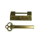 Retro Chinese old style Carved bird padlock lock/key