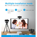 Full HD 2K Webcam with Mic Web Camera for PC Laptop Computer Video Calling