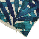 Christmas Decorative Cushion Pastoral Style Green Leaf Cotton Linen Pillow  O4X5