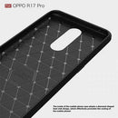 Carbon Fiber Soft TPU Protective Phone Case Shockproof Back Cover (Black)