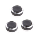 3pcs Car AC Heat Control Knobs Aluminum Panel Switch for Ford Focus