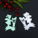 Zither Small Angel DIY Metal Embroidery Craft Stencil Scrapbook Cutting Die