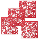 Fashion 4 Pcs Butterfly Bird Flower Hanging Screen Partition Divider Panel  T9Y5