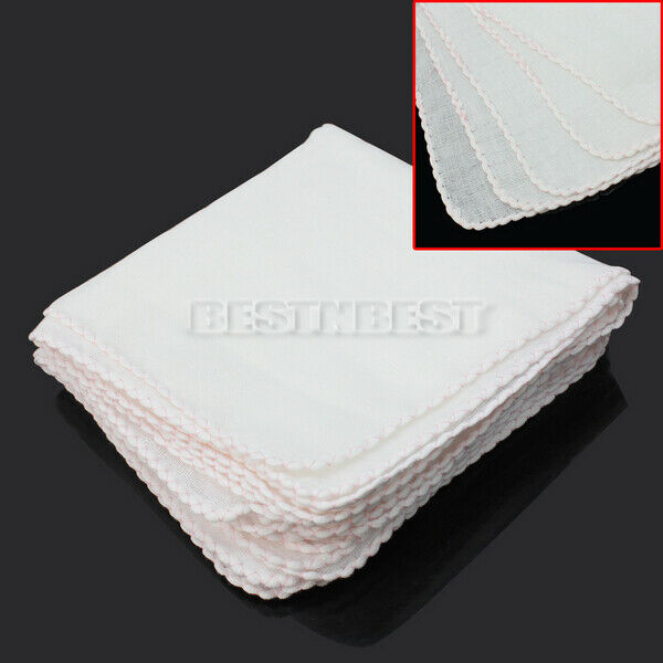 10* New Natural Cotton Facial Cleansing Muslin Cloth Makeup Removal 290*280mm