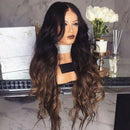 Long Wavy Wig Women Long Curly Hair Rose Net High Density Heat Resistant Sy A5U8
