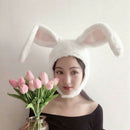 Soft Rabbit Hat Bunny Ears Cap Kids Adults Party Costume Fancy Dress Headwear