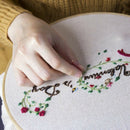 6 Pcs In Set Round Natural Bamboo Wooden Sewing Embroidery Cross Stitch Rin H4O7