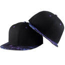 Women Men's Bboy Brim Adjustable Baseball Cap Snapback Hip Hop Fashion Flat Hat