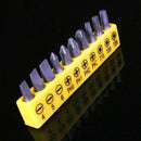 10pcs Alloy Steel Bits Electric Screwdriver Set Multi-Functional Versatil-D E8D2