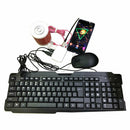 Home Office Portable 3USB 2.0 Audio Converter Adapter With Sound Card Type-c HUB