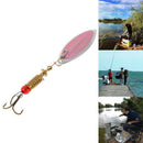 1pc New 6g Fishing Lure Dish Paillette Lures Treble Hook Spinner Fish Bait