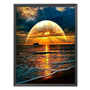 Scenery 11CT Stamped Cross Stitch Kits Needlework Embroidery Craft (SZX445)