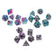 21PCS Double Color 7-die Dice 16mm fit DND MTG RPG Board Games Toys Supplies