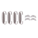 4x Motorcycle Exhaust Mounting Springs Kit Fully Rotatable 64MM Stainless S Z7E9