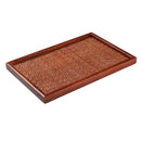 Rattan Woven SERVING TRAY Food Platter for Food Drinks Fruits Dessert
