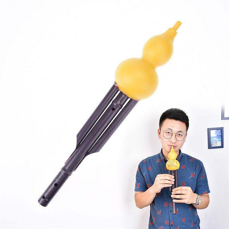 1pc profeesional chinese plastic hulusi gourd cucurbit flute instrument ME
