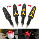 2Pcs Motorcycle LED turn signal lamp sequential flowing indicator light am JC,a