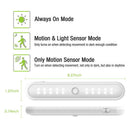 20Led Under Cabinet Light Pir Motion Sensor Wireless Wardrobe Lighting Batt