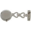 Ladies Heart Steel Crystal Nurse Doctor Paramedic Tunic Brooch Quartz FOB P B6Q4