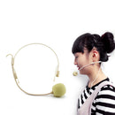 Dual Ear Hook Headset Head Microphone for Shure Wireless 4pin Mini Plug 3C
