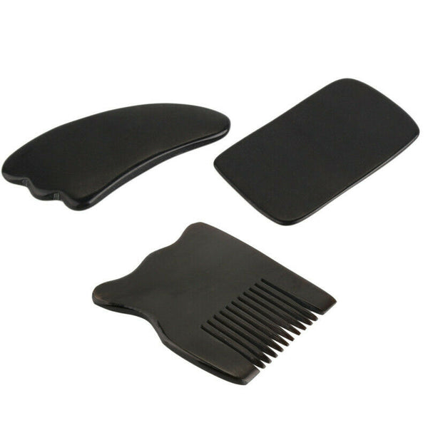 5pcs-Gua Sha Acupuncture Massage Tool Chinese Natural Scraping Tools Set