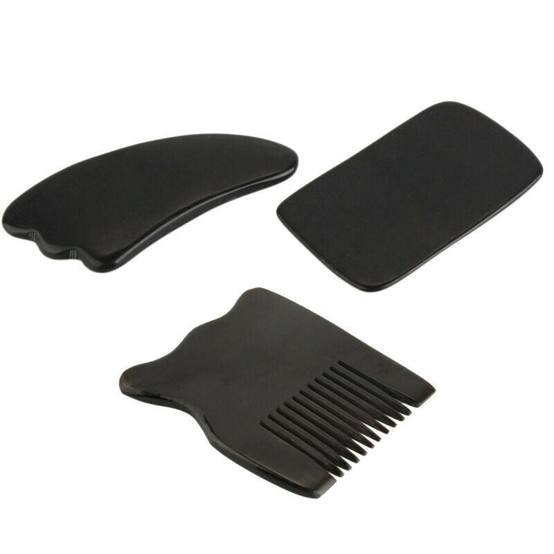 5pcs-Gua Sha Acupuncture Massage Tool Chinese Natural Scraping Tools Set