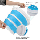 10L Silicone Bucket For Fishing Folding Collapsible Bucket Car Wash Outdoor B2P6