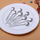 8 Pieces Stainless Steel Creative Flower Coffee Spoon Tableware Tea Spoons  Z5I1