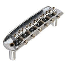 Threaded Saddle Guitar Bridge with Mounting Cup for Mustang Jazzmaster Chro N9O1