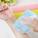 30*90cm Nylon Soft Bath Body Wash Towel Scrub Bath Exfoliating Cloth Random LJ