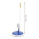 Ice Fishing Rod Tip-Up Compact Metal Pole Orange Flag Angler Tackle Accesso