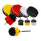 10pcs Drill Brush Car Washing Kit Detailing Power Brush with Extension Rod Auto