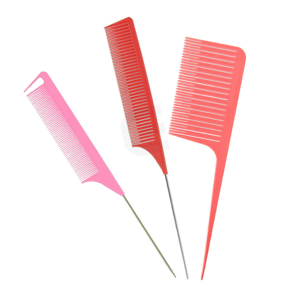 3pcs Professional Weaving Highlighting Foiling Hair Comb Salon Styling