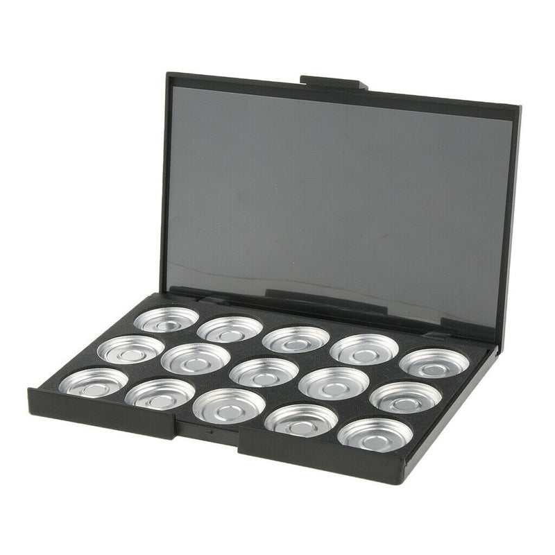15 Grids Empty Makeup Palette Eyeshadow Blush Powder Container Box Case DIY