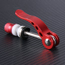 Aluminium Alloy Quick Release Bike Seat Post Clamp Seatpost Skewer red A