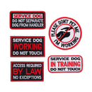 Service Dog Patch Badge with Hook Backing Service Animal Vests Harnesses 1#