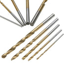 100pcs Twist Drill Bit Set, Titanium Coated, Mini Drill Bit , Micro-Precisi