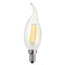 LED Filament Candle Light Bulb For Chandelier Ceiling Light A-Warm White 2W