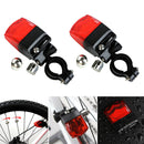 2Pcs Waterproof Self-Powered Bicycle Bike Taillight LED Rear Light Cycling