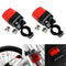 2Pcs Waterproof Self-Powered Bicycle Bike Taillight LED Rear Light Cycling
